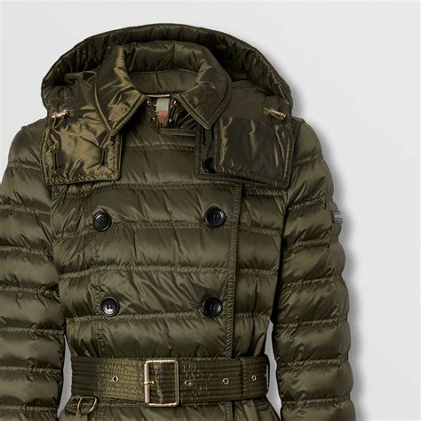 burberry detachable hood belted puffer coat|Women’s Puffer Jackets .